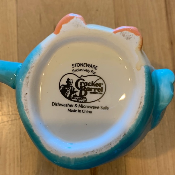 Cracker Barrel Stoneware Coffee Cup Owl Rise Shine Mug - Picture 6 of 10